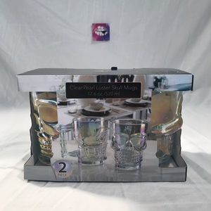 Circleware Skull Pearlescent Mugs